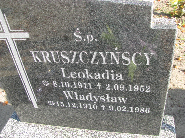 Władysław Kruszczyński 1910 Laskowice - Grobonet - Wyszukiwarka osób pochowanych