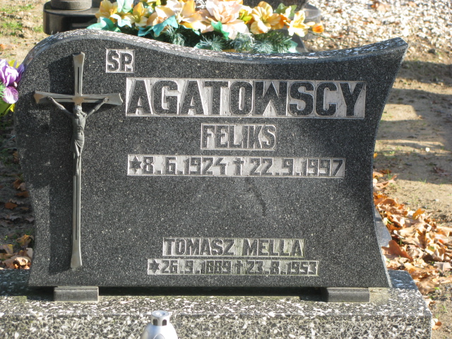 Feliks Agatowski 1924 Laskowice - Grobonet - Wyszukiwarka osób pochowanych