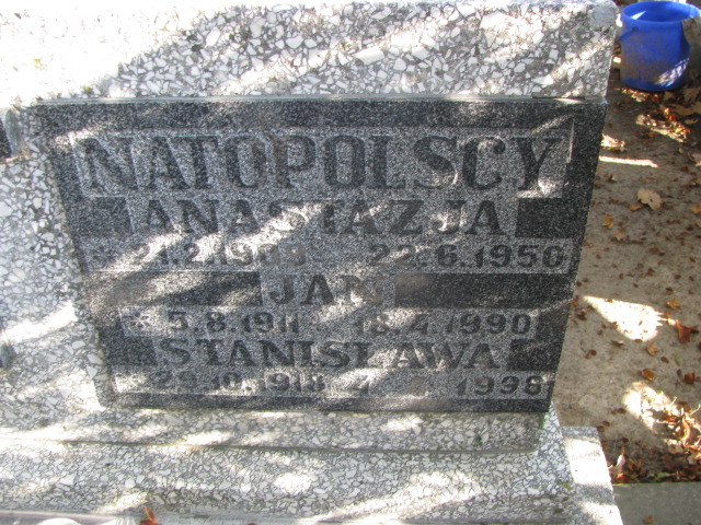 Stanisława Natopolska 1918 Laskowice - Grobonet - Wyszukiwarka osób pochowanych