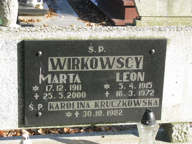 Leon Wirkowski 1915 Laskowice - Grobonet - Wyszukiwarka osób pochowanych
