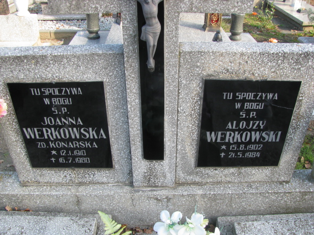 Alojzy Werkowski 1902 Laskowice - Grobonet - Wyszukiwarka osób pochowanych