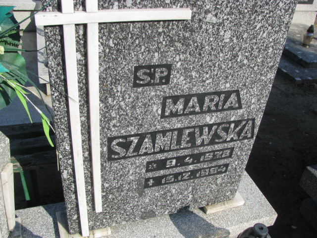 Maria Szamlewska 1928 Laskowice - Grobonet - Wyszukiwarka osób pochowanych