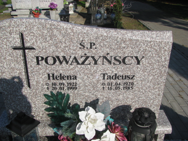 Tadeusz Poważyński 1920 Laskowice - Grobonet - Wyszukiwarka osób pochowanych