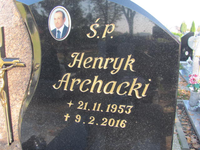 Henryk Archacki 1953 Laskowice - Grobonet - Wyszukiwarka osób pochowanych