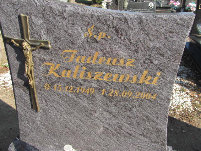 Tadeusz Kaliszewski 1949 Laskowice - Grobonet - Wyszukiwarka osób pochowanych