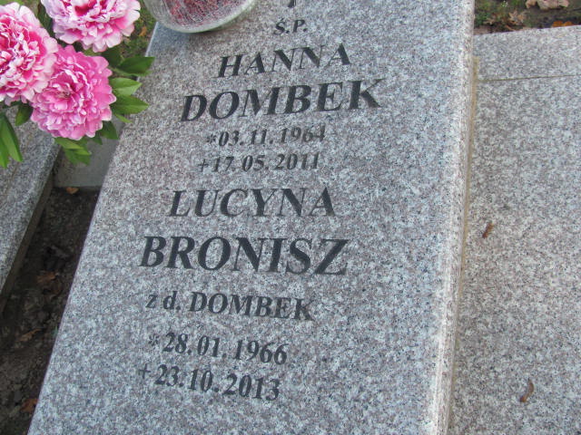 Hanna Dombek 1964 Laskowice - Grobonet - Wyszukiwarka osób pochowanych